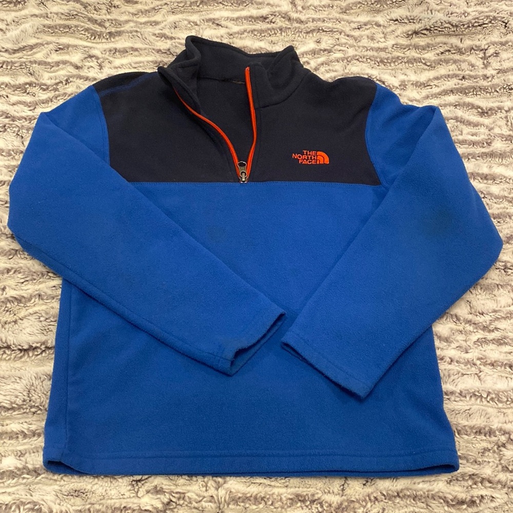 Boys, S, fleece, quarter zip. The North Face.